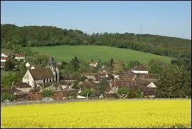 Je me rends à Dixmont, commune bourguignonne située dans le département ...