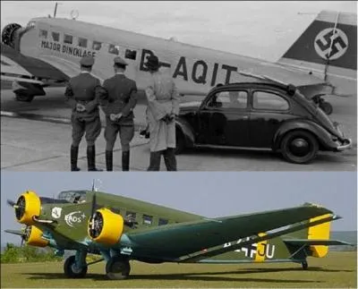Cet avion de transport a été réalisé en 1930, il sera utilisé par de nombreuses compagnies aériennes et par quelques armées de l'air. Il a été utilisé par Hitler pour sa campagne életorale qui le mènera à devenir chancelier puis Führer. Quel est cet avion ?