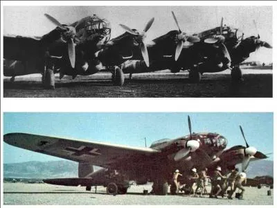 A vous de trouver le nom exact de l'avion présenté sur la photo du haut. C'est une évolution de l'avion présentée sur la photo du bas !