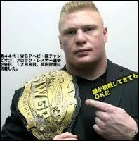 De 2005 à 2007, Brock Lesnar ressort sa panoplie de catcheur en luttant dans une grande fédération au Japon. Là encore, il connaitra le succès et le règne de champion poids-lourd. Dans quelle fédération était-ce ?