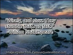 Si l'on vous dit "You are cautious", vous saurez que l'on vient de vous dire ...