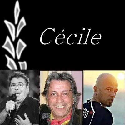 Qui chante ce prénom ?