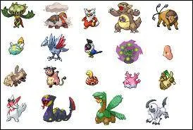Vrai ou Faux : tous les Pokémon présents sur cette image donneront naissances à des bébés comme eux car ils n'ont pas de pré-évolution.