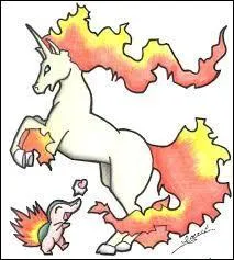 Si ce Galopa a un bébé Héricendre, c'est parce que l'autre parent est un ... ou ... ou ... ! (3 réponses)