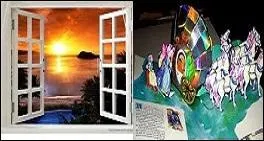 Elle est intruse quand on n'a rien demandé. Lui est une production artistique sur son support de papier, et mon avatar en est un exemple.