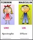 Un seul de ces noms est du genre féminin. Lequel ?