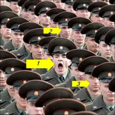 Quel numéro porte l'intrus ?