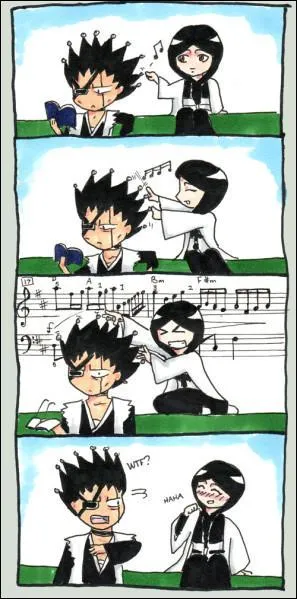 Que fait Unohana avec les cheveux de Kenpachi ?