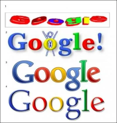 Quel était le tout premier logo de Google ?