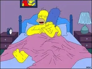 C'est deux personnages issus du dessin animé les Simpson, sont en couple malgré quelques malentendus, ils s'aiment encore. C'est bien sûr :