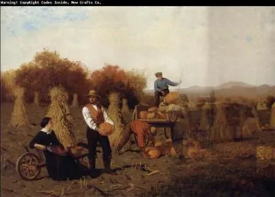 Voici "Octobre", uvre réalisée en 1867 par le peintre américain...