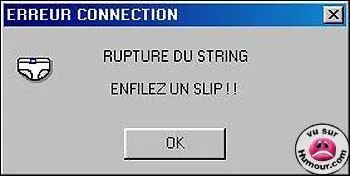 Que diriez-vous d'un string ?