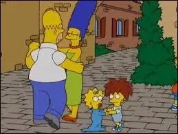 Avec quelle arme Gino a-t-il poursuivi Bart et sa famille ?