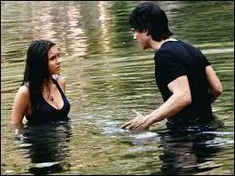 Dans la saison 3, quand Elena et Alaric sont partis chercher Stefan, qu'a fait Damon à Elena ?