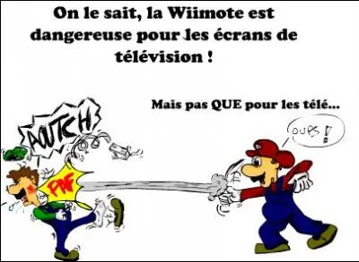 La Wiimote est dangereuse ! Mais pas que de pour nous ! Pour qui d'autre la Wiimote est-elle dangereuse ?