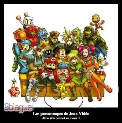 De quel jeu vient l'individu sur le robot rouge ?