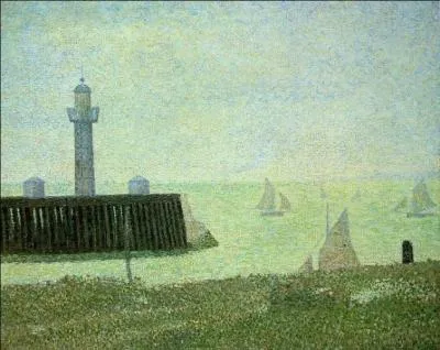 Qui a peint "Fin de la jetée, Honfleur" ?