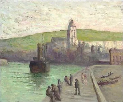 Qui a peint "Le Tréport, la jetée" ?