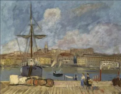Qui a peint "Vue de Marseille de la jetée" ?
