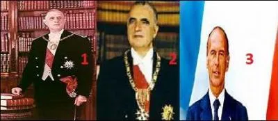 Vous reconnaissez chaque personnage ; ils ont tous été présidents de la République française, mais je ne parle absolument pas de leur exercice pour trouver qui est l'intrus. 
Ne tenez pas compte de leur tenue. 
Cherchez par rapport au siècle.