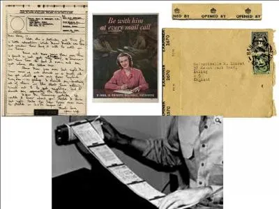 Pendant la 2e Guerre mondiale, comment le commandement US décida-t-il d'acheminer le courrier à destination des soldats ou de leurs familles ?