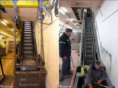 Semble-t-il, en juillet 2014, il n'y aurait qu'un seul escalator dans cette ville et son département français ! Il a été construit en 1969 puis, remplacé en 2011. Où sommes-nous ?