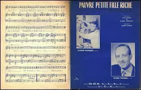 Je suis sure que vous allez trouver le nom de l'interprète de la chanson "Pauvre petite fille riche" en 1963.