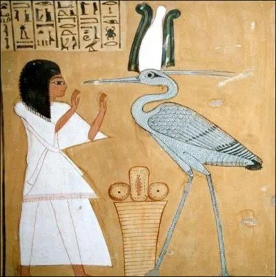 Quelle est cette créature de la mythologie égyptienne, affiliée aux Phénix de la mythologie grecque ?