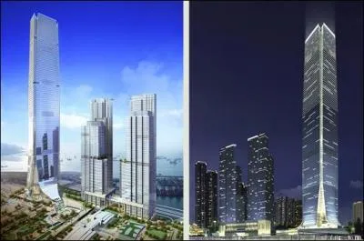 L'International Commerce Center sera le plus haut gratte-ciel de la ville, s'levant  484 mtres, lorsque sa construction sera acheve en 2010. O se situe-t-il ?