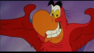 I comme... Iago, de quoi prend-il soin d'après le titre d'une chanson d'Aladdin II ?