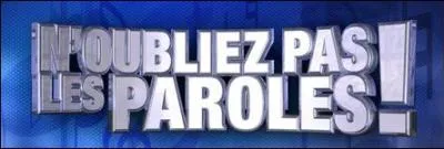Qui présente depuis 2007, sur France 2, le jeu "N'oubliez pas les paroles" ?