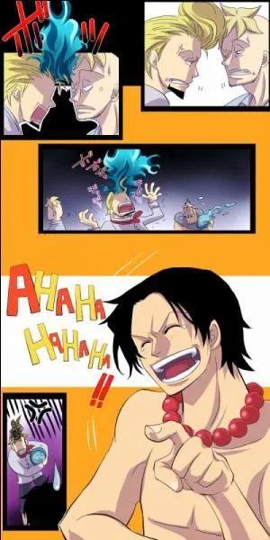 Quelqu'un crama les cheveux de Satch juste après cette plaisanterie. Qui est le coupable ?