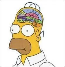 À quoi Homer pense-t-il le plus ?
