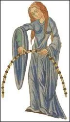 La corde à treize nuds est une corde où l'on a effectué treize nuds consécutifs situés à des intervalles réguliers. Quel autre nom porte-t-elle ?