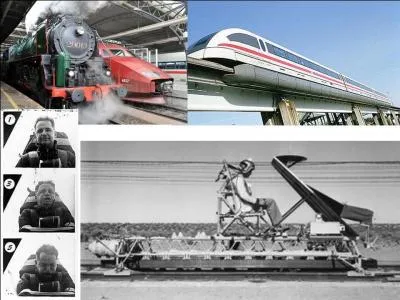 A votre avis, quelle est la vitesse maximum atteinte sur rails avec un pilote ?