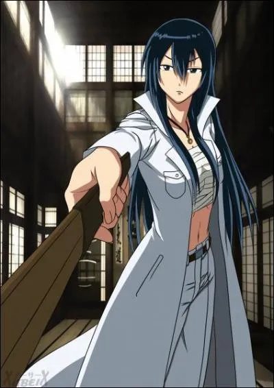 Aoi Kunieda, une jeune délinquante dont la maîtrise du sabre est sans fausse note. Elle vient de :