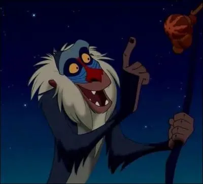 Quelle est la race de singes à laquelle appartient Rafiki ?