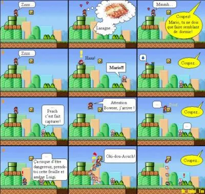 A quoi Mario pense-t-il quand il dort ?