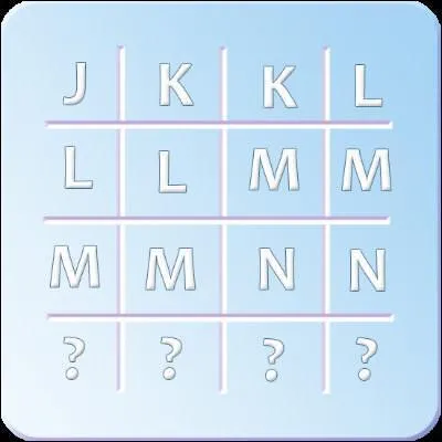 Complétez cette suite logique.