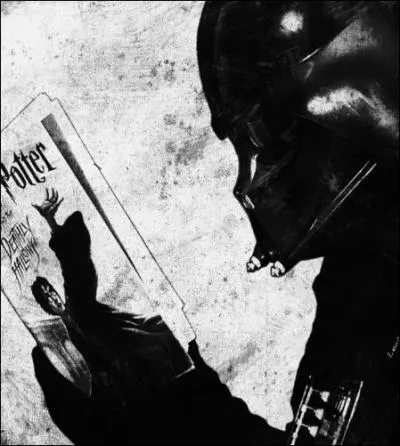 Quel livre Monsieur Vador est-il en train de lire ?