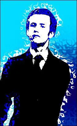 Voilà, le changement de style... Un peu plus réussi, ces uvres façon Andy Wahrol, mais en bien, bien plus piètre... De qui s'agit-il ?