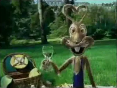 Pour quelle eau le lièvre et la tortue font-ils la publicité ?