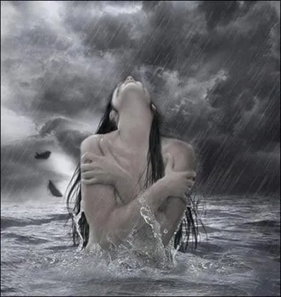 De qui sont les paroles " Avec de l'eau de pluie et des parfums d'encens, elle voyage de temps en temps" ?