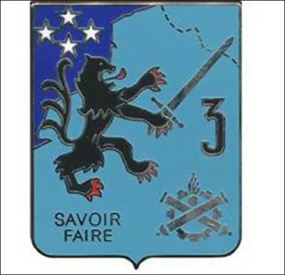 Où est stationné le 3e régiment du matériel ?