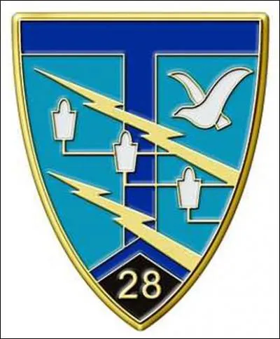 O est stationn le 28e rgiment de transmissions ?