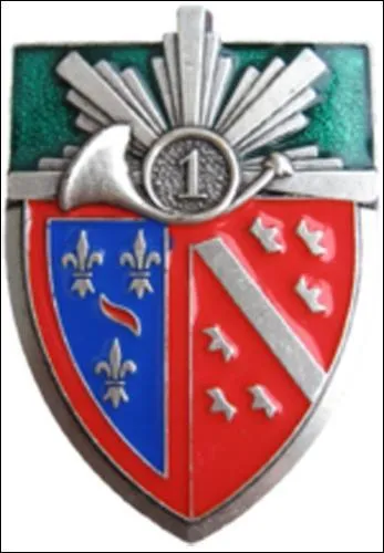 Où est stationné le 1er régiment de chasseurs ?