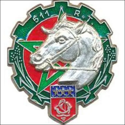 Où est stationné le 511e régiment du train ?