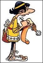 Voici Anglaigus, personnage qui apparaît dans l'album "Le domaine des dieux". Quel travail exerce-t-il ?