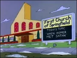 Qui est le révérend de la première église de Springfield ?