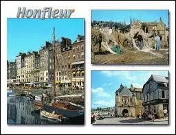 Je vous envoie une carte postale de Honfleur. Je me trouvais dans le département ...